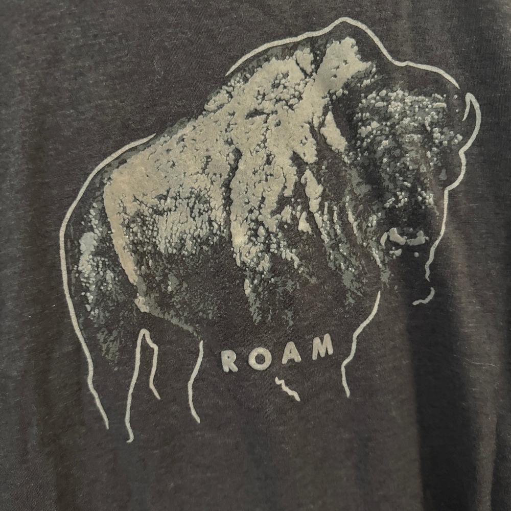 Bison Animal Nature Grunge Indie Sleaze Punk Wild Life Roam Cotton S Unisex‎ - Picture 6 of 6